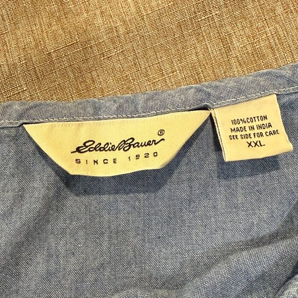 Eddie Bauer Denim Blue Maxi Dress - Picture 4 of 5